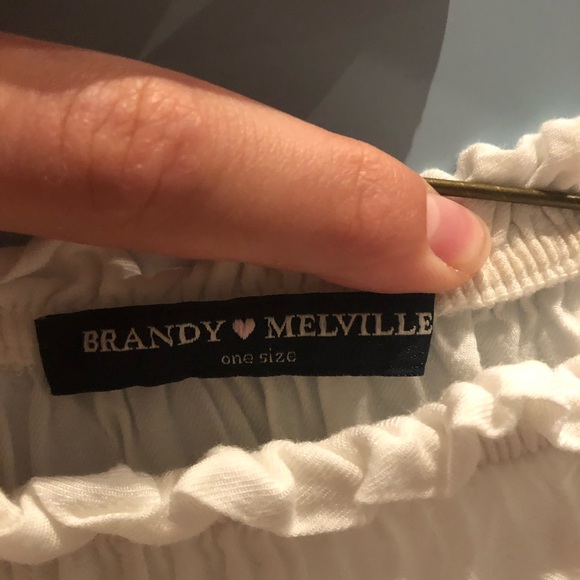 White Brandy Melville Romper - Picture 3 of 4